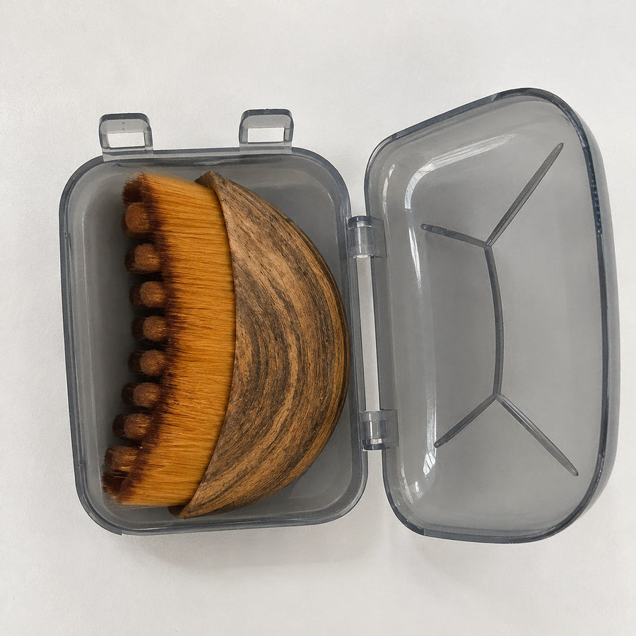 Utilisation de la brosse contour lymphatique