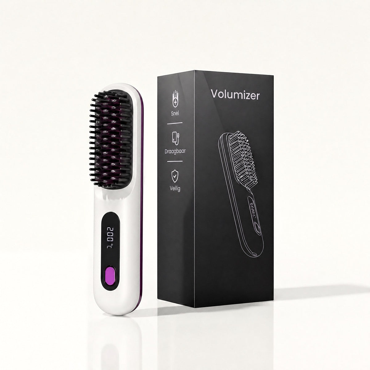 Volumizer blanc et sa boîte